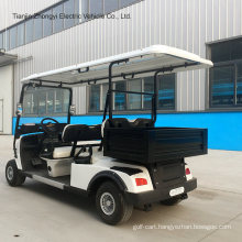 Electric Sightseeing Vehicle Tourist Car 4 Seaters with Luggage Box